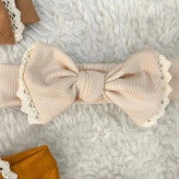 هدبند پاپیونی کبریتی نوزاد و کودک | تک سایز (3 ماه تا 3 سال) | کشسانی عالی