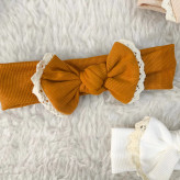 هدبند پاپیونی کبریتی نوزاد و کودک | تک سایز (3 ماه تا 3 سال) | کشسانی عالی