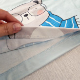 ست بلوز و شلوار راحتی بچگانه طرح خرس عینکی | لباس راحتی کودک پنبه ای