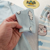 ست بلوز و شلوار راحتی بچگانه طرح خرس عینکی | لباس راحتی کودک پنبه ای