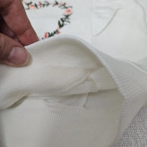 بلوز دورس پنبهای بچگانه گلدوزی شده کیدلوم | مناسب 2 تا 8 سال