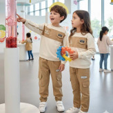 ست بلوز شلوار اسپرت بچگانه ست خواهر برادی 2 تا 12 سال