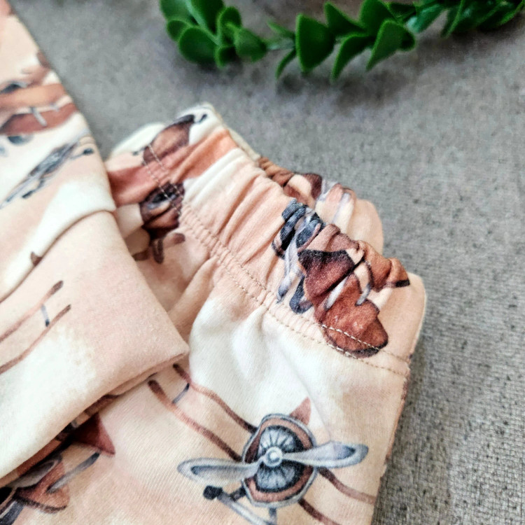 ست لباس راحتی پسرانه طرح هواپیما | لباس خانگی کودک | پنبه با کیفیت