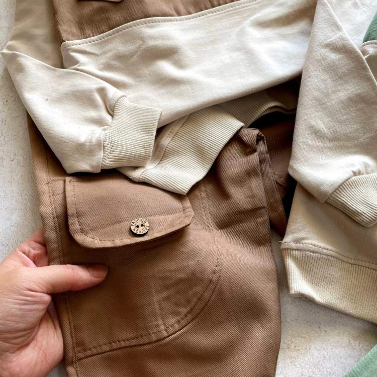 ست بلوز شلوار اسپرت بچگانه ست خواهر برادی 2 تا 12 سال