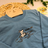 ست بلوز شلوار پسرانه طرح سگ ماشین سوار | لباس راحتی بچگانه | 1 تا 7 سال