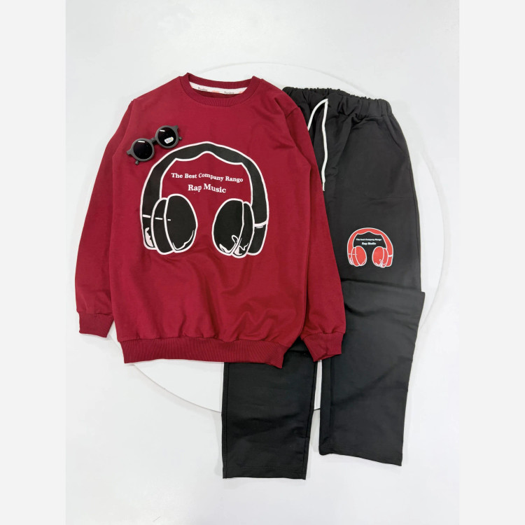 بلوز شلوار پسرانه عیدانه ست پسرانه بهاره پنبه دورس 6 تا 9 سال