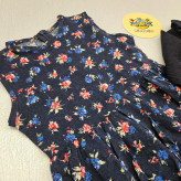 ست کت و سارافون دخترانه طرح گلدار | لباس مجلسی کودک | سایز 2 تا 10 سال