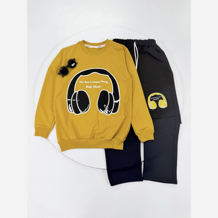 بلوز شلوار پسرانه عیدانه ست پسرانه بهاره پنبه دورس 6 تا 9 سال