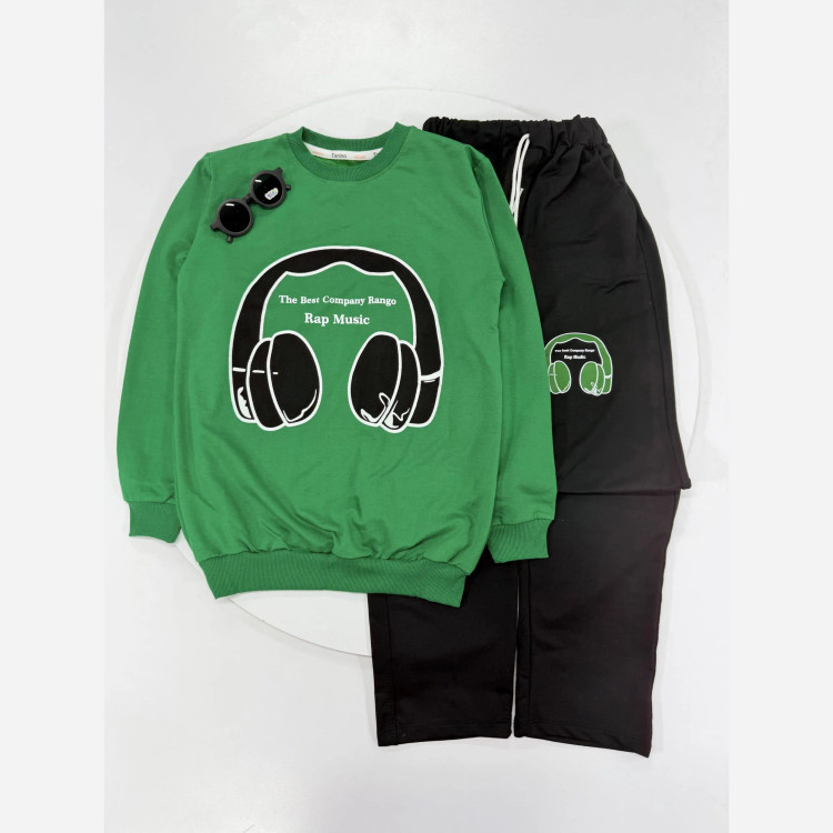 بلوز شلوار پسرانه عیدانه ست پسرانه بهاره پنبه دورس 6 تا 9 سال