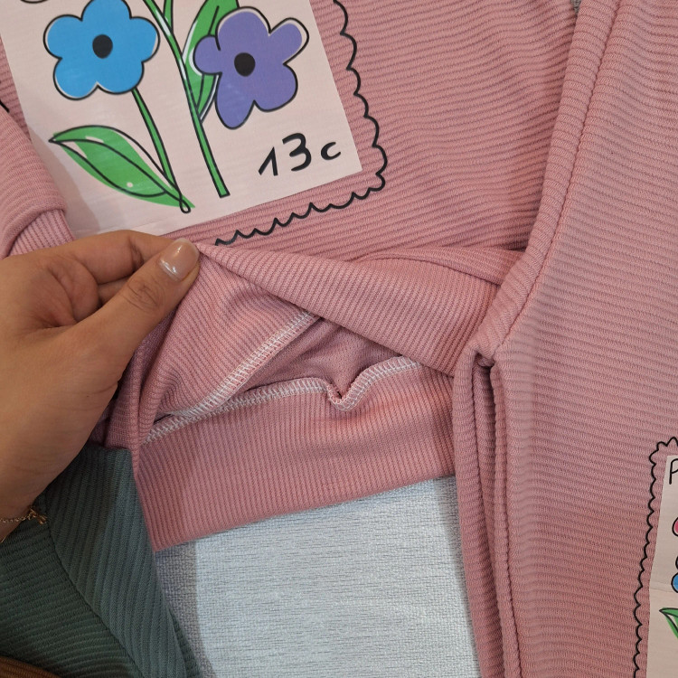 بلوز شلوار دخترانه بهاره ست دخترانه عیدانه پنبه اتوبانی