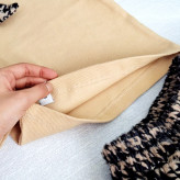 ست دوتیکه دخترانه بلوز و دامن مخمل آنجل و فانریپ پنبه 2 تا 13 سال