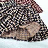 ست دوتیکه دخترانه بلوز و دامن مخمل آنجل و فانریپ پنبه 2 تا 13 سال