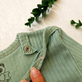 ست لباس راحتی نوزاد طرح گوسفند کبریتی پنبه ای نرم و کشی مناسب 0 تا 24 ماه