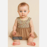 لباس نوزادی طرحدار | مناسب 3 تا 12 ماه | 2 رنگ و 3 سایز