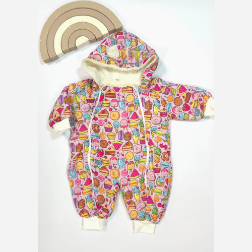 لباس نوزادی طرحدار در 3 سایز (3 تا 12 ماه)