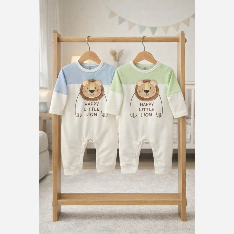 سرهمی نوزادی گلدوزی شده شیر