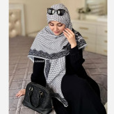 روسری دورو گیپور چاپی و ساده زنانه