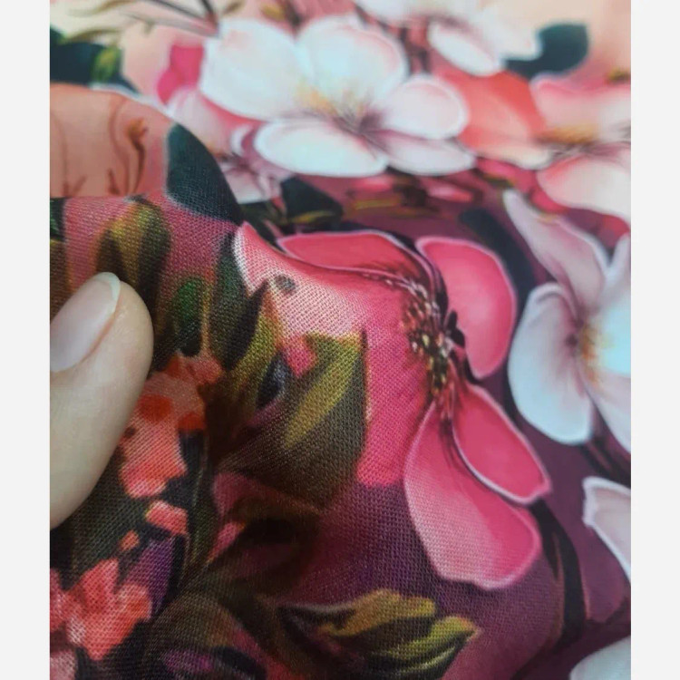 روسری نخ کاستوم طرح گوهر