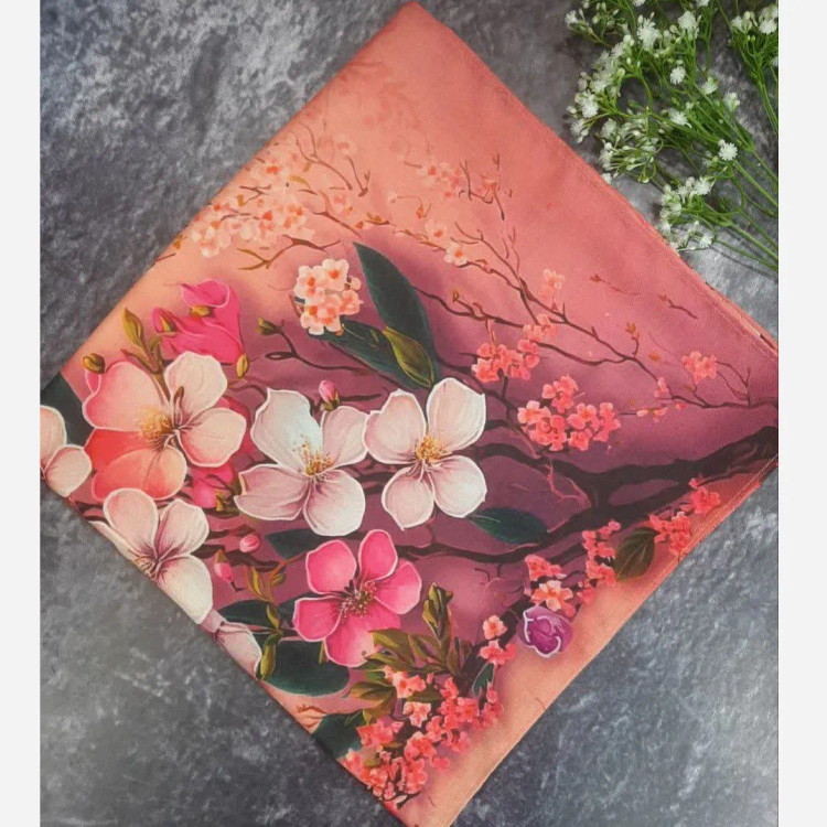 روسری نخ کاستوم طرح گوهر