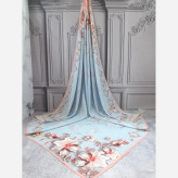 روسری طرح آرام قواره بزرگ 140 سانتیمتر، جنس نخ کاستوم سیتو، لیز نیست