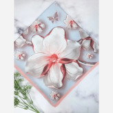 روسری طرح آرام قواره بزرگ 140 سانتیمتر، جنس نخ کاستوم سیتو، لیز نیست