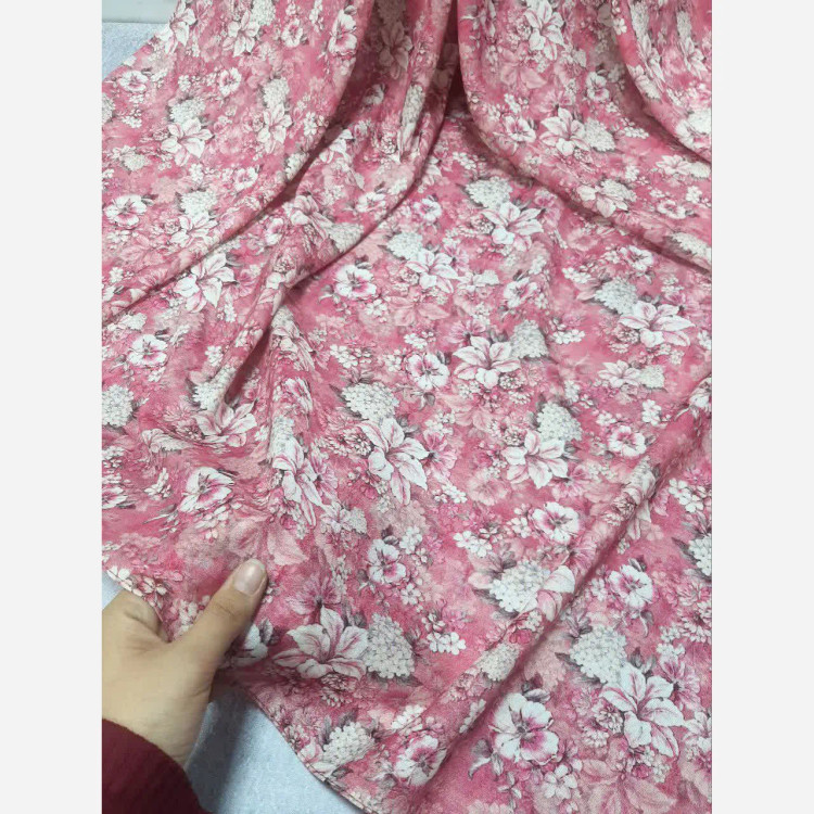 روسری نسترن سایز 140 طرحدار جنس نخ کاستوم سیتو چرخدوز