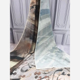 روسری زنانه طرح ترنم مولانا قواره بزرگ 140 سانتیمتر جنس نخ کاستوم سیتو