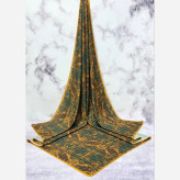 روسری طرح ساناز ساده و شیک، جنس نخ کاستوم سیتو، قواره بزرگ 140 سانتیمتر