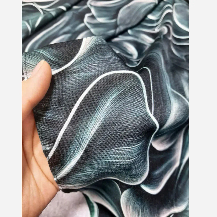 روسری زنانه طرح الا سبز سایز 140 جنس نخ کاستوم سی تو چرخ دوز