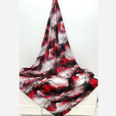 روسری طرح لارا سایز 140 جنس نخ کاستوم سیتو سبزآبی