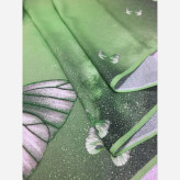 روسری نخی طرح تینا قواره بزرگ 140 سانتیمتر چرخدوز لیز نیست