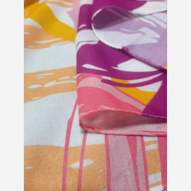 روسری طرح روشا نخ کاستوم سیتو سایز بزرگ چرخ دوز