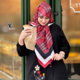 روسری طرح دنیز سیتو نخی کاستوم سایز متوسط زنانه شیک روزمره مهمانی