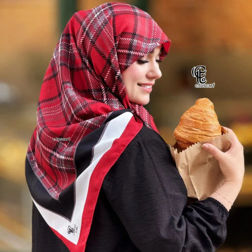 روسری طرح دنیز سیتو نخی کاستوم سایز متوسط زنانه شیک روزمره مهمانی