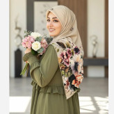 روسری خورشید قواره بزرگ 140 سانتیمتر نخ کاستوم سیتو رنگ خاص و فوقالعاده زیبا