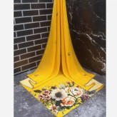 روسری خورشید قواره بزرگ 140 سانتیمتر نخ کاستوم سیتو رنگ خاص و فوقالعاده زیبا