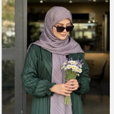 روسری طرح دیپلمات ریز سایز 140 جنس نخ کاستوم سیتو چرخ دوز