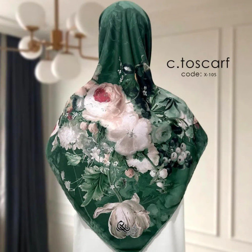 روسری طرح مریم سیتو نخ کاستوم قواره بزرگ 140 سانتیمتر چرخ دوز لیزنی نیست