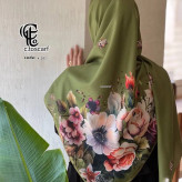 روسری خورشید قواره بزرگ 140 سانتیمتر نخ کاستوم سیتو رنگ خاص و فوقالعاده زیبا