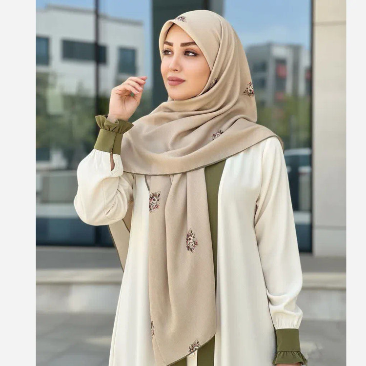 روسری خورشید قواره بزرگ 140 سانتیمتر نخ کاستوم سیتو رنگ خاص و فوقالعاده زیبا