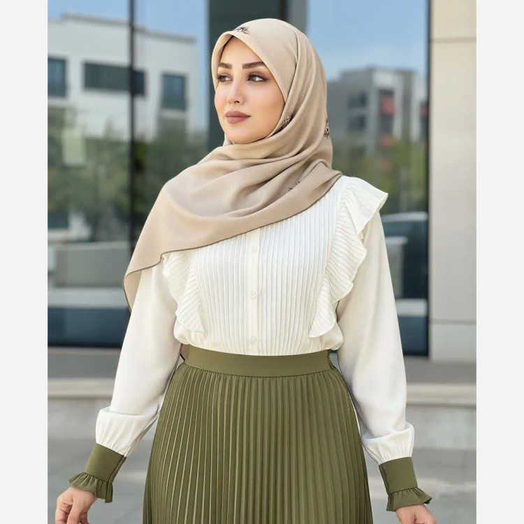 روسری خورشید قواره بزرگ 140 سانتیمتر نخ کاستوم سیتو رنگ خاص و فوقالعاده زیبا