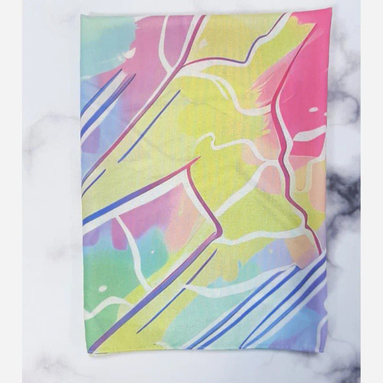 شال نخی کاستوم سیتو چرخدوز رکسانا عرض 70 طول 2 متر