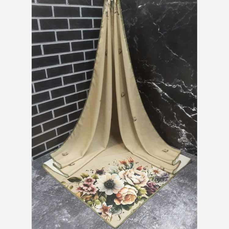 روسری خورشید قواره بزرگ 140 سانتیمتر نخ کاستوم سیتو رنگ خاص و فوقالعاده زیبا