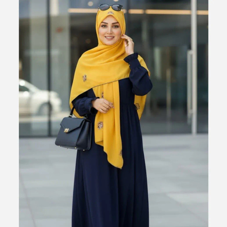 روسری خورشید قواره بزرگ 140 سانتیمتر نخ کاستوم سیتو رنگ خاص و فوقالعاده زیبا