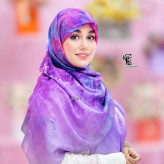 روسری طرح ابر سیتو نخی سایز 140 | خاص و شیک