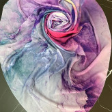 روسری طرح ابر سیتو نخی سایز 140 | خاص و شیک