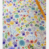 روسری نخی قواره بزرگ طرح گلدخت 140 سانتیمتر بهاری تابستانی