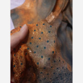 روسری طرح طوبی سایز 140 رنگ سال 2026 آجری و تال نخ کاستوم سیتو