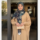 روسری سه بعدی طرح خاص کرم و کله غازی | ترند 2026