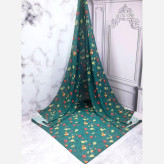 روسری نخی طرح رزا سیتو قواره بزرگ 140 سانتی متر خاص و خوش رنگ